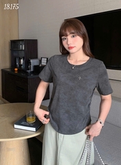 18175 Áo loang logo 00288 XÁM