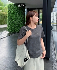 18175 Áo loang logo 00288 XÁM