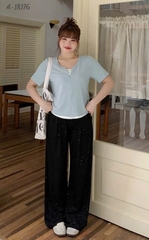 S-0030- 18176 Áo kéo V - XANH