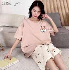 S-0020- 18196  SL cổ tròn Tho 00388 - NÂU