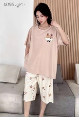 S-0020- 18196  SL cổ tròn Tho 00388 - NÂU