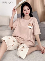 S-0020- 18196  SL cổ tròn Tho 00388 - NÂU