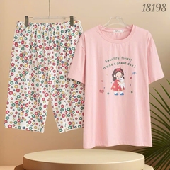 S-0020--18198  SL cổ tròn CG Hoa-00388- HỒNG