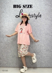 S-0020--18198  SL cổ tròn CG Hoa-00388- HỒNG