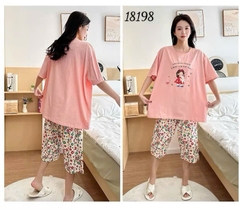 S-0020--18198  SL cổ tròn CG Hoa-00388- HỒNG