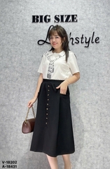18202  Váy dài LT 00324 nhiều nút