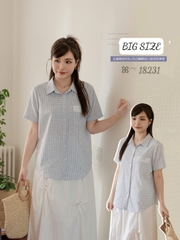 18231 Sơmi Caro 00315 CR túi Ren Nơ