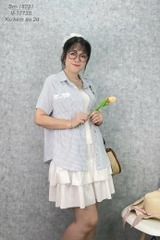 18231 Sơmi Caro 00315 CR túi Ren Nơ