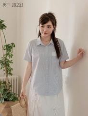 18231 Sơmi Caro 00315 CR túi Ren Nơ