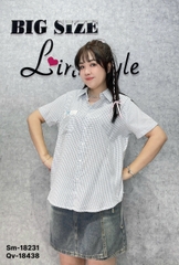 18231 Sơmi Caro 00315 CR túi Ren Nơ