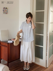 18231 Sơmi Caro 00315 CR túi Ren Nơ