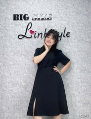 Đầm Vest đi tiệc BIG SIZE QCCC che bụng dáng A sang trọng thanh lịch chất vải đẹp - 18241