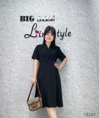 Đầm Vest đi tiệc BIG SIZE QCCC che bụng dáng A sang trọng thanh lịch chất vải đẹp - 18241