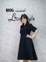 Đầm Vest đi tiệc BIG SIZE QCCC che bụng dáng A sang trọng thanh lịch chất vải đẹp - 18241