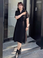 Đầm Vest đi tiệc BIG SIZE QCCC che bụng dáng A sang trọng thanh lịch chất vải đẹp - 18241