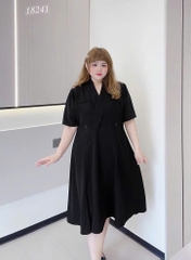 Đầm Vest đi tiệc BIG SIZE QCCC che bụng dáng A sang trọng thanh lịch chất vải đẹp - 18241