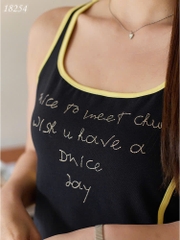 18254 Áo SN chữ -00207-DAY