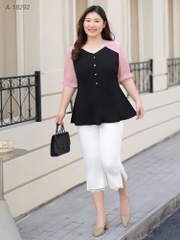 SALE- 18292 A.peplum  00288 tay Hồng