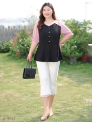 SALE- 18292 A.peplum  00288 tay Hồng