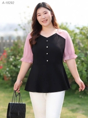 SALE- 18292 A.peplum  00288 tay Hồng