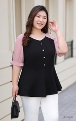 SALE- 18292 A.peplum  00288 tay Hồng