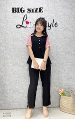 SALE- 18292 A.peplum  00288 tay Hồng