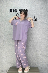 S-0020--18313 SD. 00388 Cổ Nơ #6608 tim- TÍM