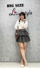 Quần váy tầng BIGSIZE Quảng Châu chất đẹp- 18348