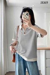 S-0020--18369 A.Polo sọc- 00288 - TRẮNG