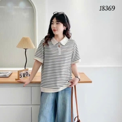S-0020--18369 A.Polo sọc- 00288 - TRẮNG