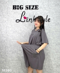 Bộ đùi màu trơn BIGSIZE QCCC trơn cổ tim SOU - 18380