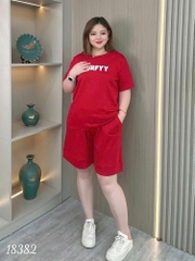 Bộ đùi màu trơn BIGSIZE QCCC chữ SUR- 18382