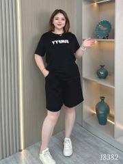 Bộ đùi màu trơn BIGSIZE QCCC chữ SUR- 18382