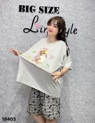 Bộ đùi BIGSIZE QCCC chất cotton, co giãn mịn đẹp SS.DAI 110kg 00378- 3 Cho- 18403- XÁM