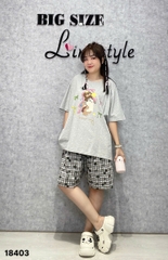 Bộ đùi BIGSIZE QCCC chất cotton, co giãn mịn đẹp SS.DAI 110kg 00378- 3 Cho- 18403- XÁM