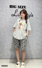 Bộ đùi BIGSIZE QCCC chất cotton, co giãn mịn đẹp SS.DAI 110kg 00378- 3 Cho- 18403- XÁM