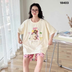 Bộ đùi BIGSIZE QCCC chất cotton, co giãn mịn đẹp SS.DAI 110kg 00378- 3 Cho- 18403- HỒNG