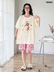 Bộ đùi BIGSIZE QCCC chất cotton, co giãn mịn đẹp SS.DAI 110kg 00378- 3 Cho- 18403- HỒNG