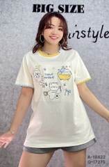 Áo thun BIGSIZE Quảng Châu 00288 cổ tròn 3 Meo-Tam - 18422