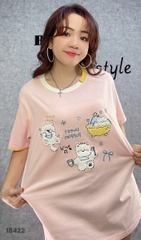 Áo thun BIGSIZE Quảng Châu 00288 cổ tròn 3 Meo-Tam - 18422