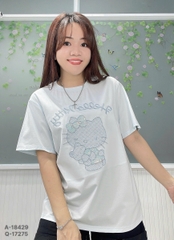 Áo thun BIGSIZE Quảng Châu 00270 cổ tròn Kitty - 18429