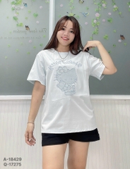 Áo thun BIGSIZE Quảng Châu 00270 cổ tròn Kitty - 18429
