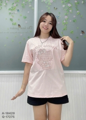 Áo thun BIGSIZE Quảng Châu 00270 cổ tròn Kitty - 18429