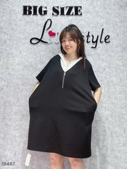 S-0020-18487--Đầm Nón Ren 00400- ĐEN