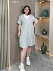 S-0020-18487--Đầm Nón Ren 00400- XÁM