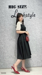 S-0020- 18489- Đầm vai Ren nhúng 00400