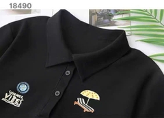 S-0020-18490--Đầm Polo logo 00368