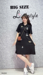 S-0020-18490--Đầm Polo logo 00368