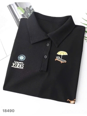 S-0020-18490--Đầm Polo logo 00368