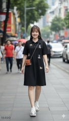 S-0020-18490--Đầm Polo logo 00368